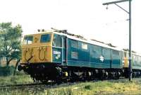 An immaculate looking E26011 at Reddish shed, Greater Manchester, in June 1969. The shed maintained class 76 and 77 locomotives used on the Woodhead route, although the Midland Pullman was also housed and serviced here during the 1960s.<br><br>[John Furnevel 01/06/1969]