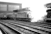 <I>'No, no, no that's still not right...'</I> D247 making preparations to take a train out of Carlisle in September 1970.<br><br>[John Furnevel 03/09/1970]