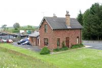 The closed and converted Gordon station in 2005, looking east towards Greenlaw. [See image 54471]<br><br>[John Furnevel 20/06/2005]