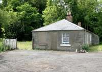 The former station building and entrance to the platform at Edrom in June 2005.<br><br>[John Furnevel 20/06/2005]