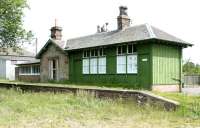 Platform and former station building at Chirnside in 2005.<br><br>[John Furnevel 20/06/2005]