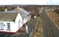 Modifications underway at the privately owned former Millerhill station at the south end of the yard in December 2004. <br><br>[John Furnevel 01/12/2004]