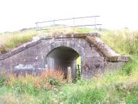 Cattle creep near Aberchalder, 28/07/05.<br><br>[John Gray //]