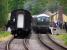 Trains pass at Consall Station.<br><br>[Neville Davies //]