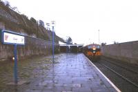 A rainy day at Cobh terminus, County Cork, in April 1992.<br><br>[Ian Dinmore /04/1992]