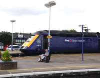 A quiet spot. Didcot station, 23 August 2012.<br><br>[Peter Todd 23/08/2012]