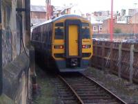 The area behind the stone screen wall at the south east corner of Carlisle station on the site of the former Collier Lane carriage sidings (and more recently the Motorail bay) is now a car park, with a remaining siding running alongside the wall. Northern unit 158816 was temporarily stabled there on 13 July before later moving into platform 6 from which it left with a scheduled service to Leeds.<br><br>[Brian Smith 13/07/2012]