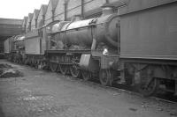 5914 <i>'Ripon Hall'</i> photographed on Cardiff Canton shed in August 1962.<br><br>[K A Gray 12/08/1962]