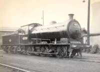 J27 0-6-0 no 65789 seen on Darlington Shed on 5 April 1964 looking pristine. It had only recently arrived on shed following despatch from the nearby North Road Works after a general overhaul undertaken over the preceding two months. <br><br>[David Pesterfield 05/04/1964]