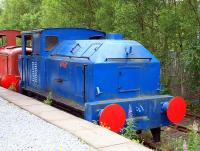 On display in August 2012 in the yard at Summerlee Museum. Sentinel locomotive <I>Robin</I>, a 4 wheel vertical-boilered loco with vertical cylinders and geared transmission - new to R.B. Tennent Ltd., Whifflet Foundry, Coatbridge, in 1957. They had three other similar locos. [See image 7973] <br><br>[Colin Miller 21/08/2012]