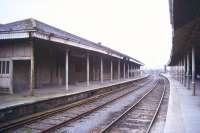 View through Mullingar station, County Westmeath, in April 1996.<br><br>[Ian Dinmore /04/1996]