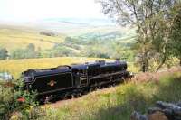 A passing shot of 45305 after leaving Blea Moor tunnel on 9 September 2012 with <I>'The Waverley'</I> special.<br><br>[Peter Rushton 09/09/2012]