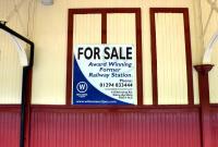 Sign of the times. West Kilbride, 12 September 2012. [See image 40294]<br><br>[Colin Miller 12/09/2012]