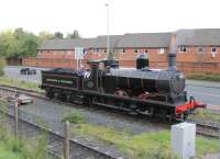 Newly repaired at the Ribble Steam workshops and back in traffic, L&YR 'A' Class 0-6-0 No. 1300 (BR 52322) was the star of the 2012 Autumn Steam Gala. It is seen here at Strand Rd in between turns that were shared with two resident industrial locos.<br><br>[Mark Bartlett 15/09/2012]