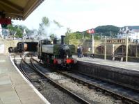 GWR 0-6-0 pannier tank no 6430 at Llangollen on 15 September 2012.<br><br>[Bruce McCartney 15/09/2012]