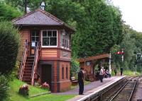 Platform scene at Crowcombe Heathfield, Somerset, September 2012, looking south east towards Taunton.<br><br>[Colin Alexander 02/09/2012]