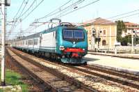 A train for Trieste runs through Treviso station, north-east Italy on 11th Sept 2012.<br><br>[Brian Taylor 11/09/2012]