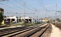 The locomotive and EMU Depot adjacent to Treviso Station, NE Italy, in September 2012.<br><br>[Brian Taylor 11/09/2012]