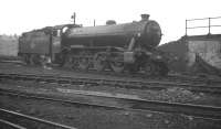 Gresley O2 2-8-0 no 63975 in the shed yard at Doncaster in July 1962.<br><br>[K A Gray 28/07/1962]