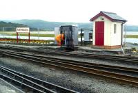 Technical problem? Porthmadog station, September 2012. <br><br>[Bruce McCartney 20/09/2012]