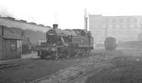 Stanier 2-6-2T no 40110 on Bolton shed, thought to have been photographed during a visit on 25 September 1960.<br><br>[K A Gray 25/09/1960]