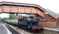 4160 brings a train into Williton on 2 September.<br><br>[Colin Alexander 02/09/2012]