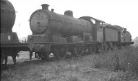 GER class J20 0-6-0 no 64697 in the sidings at Stratford in October 1961, a month after withdrawal.<br><br>[K A Gray 09/10/1961]