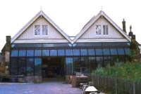 View of Richmond, North Yorkshire, in 1982, during the period when the building was in use as a garden centre. [See image 25318]<br>
<br><br>[Ian Dinmore //1982]