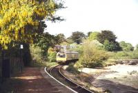 A DMU approaching Lelant on the St Ives branch in May 1995.<br><br>[Ian Dinmore /05/1995]