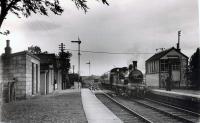 GNSR 49 entering Rothienorman from the north with the RCTS/SLS Joint Scottish Tour on 13 June 1960.<br><br>[WA Camwell (Copyright Stephenson Locomotive Society) 13/06/1960]