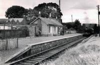 The 1960 RCTS/SLS Joint Scottish Tour entering St. Cyrus station from the north. [See image 12562]<br><br>[WA Camwell (Copyright Stephenson Locomotive Society) 16/06/1960]