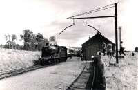 NBR256 westbound at Strathmiglo with the 1960 RCTS/SLS Joint Scottish Tour.<br><br>[WA Camwell (Copyright Stephenson Locomotive Society) 17/06/1960]