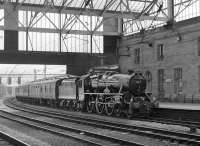 Preserved Black 5 No. 45231 runs into platform 3 at Carlisle on 14 September 2011 with the last <I>Fellsman</I> of the season.<br><br>[Bill Jamieson 14/09/2011]