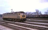 Brush Type 4 no 1943 taken from south end of Preston station around 1970, prior to resignalling and electrification. [See image 35797] [With thanks to Messrs Todd, Petrie and Rafferty] The rather anonymous D1943 later became better known as 47500 <I>Great Western</I>. It was a regular visitor to Preston with West Coast Railways until January 2013 when it was damaged in the Salford train fire and it is now stored at Carnforth<br><br>[Mark Bartlett //1970]