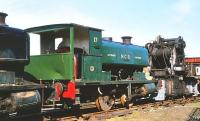 Barclay 0-4-0ST no 17 at Prestongrange Industrial Heritage Museum on 29 March 1981<br><br>[Peter Todd 29/03/1981]