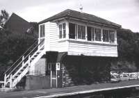 The signal box at Dawlish in April 1988.<br><br>[Ian Dinmore /04/1988]