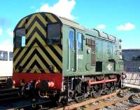 Preserved diesel shunter D4157 (TOPS 08927) at NRM Shildon in October 2012. [See image 42036]<br><br>[Colin Alexander 13/10/2012]