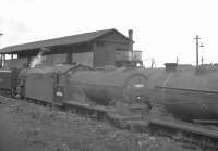 An undated photograph showing Gresley J39 0-6-0 no 64904 alongside the coaling stage at Heaton shed. The locomotive was withdrawn from Hull Dairycoates in October 1961.<br><br>[K A Gray //]