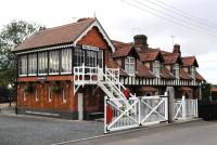 Part of the privately restored Wolferton station, looking towards Hunstanton, 16th October 2012.<br><br>[Brian Taylor 16/10/2012]