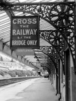 View east along the main platform at Callander towards Stirling in October 1968, approximately 3 years after closure.<br><br>[Colin Miller /10/1968]