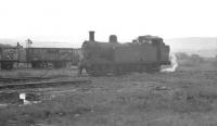 Lonely looking 'Jinty' 0-6-0T no 47383 stands in the yard at Rose Grove on an overcast day in 1963. <br><br>[K A Gray 29/06/1963]