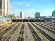 The size of Toronto Union station is rather large for the number of <br>
trains using it [see image 40848]. Photograph from October 2003.<br><br>[John Thorn /10/2003]