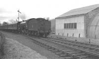 B1 61324 near Jedburgh on 14 April 1963 with 'Scottish Rambler No 2'. [See image 34310]<br><br>[K A Gray 14/04/1963]