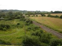 View south from a passing CrossCountry train looking along the former Midland Railway route into Bristol, now a branch line, albeit seeing regular traffic running to Westerleigh oil terminal on the north side of the city. <br><br>[David Pesterfield 06/08/2012]
