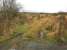 Looking west from the Pitcairn Road level crossing along the Glencraig Colliery (closed 1966) branch, Fife, on 9 November 2012. [See image 37042]<br><br>[Bill Roberton 09/11/2012]