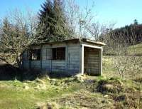 Possible holiday home conversion? A large platelayers' hut west of Cardrona station in March 2011.<br><br>[Colin Miller 23/03/2011]