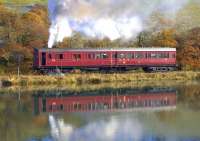 Broadside view of restored GWR Steam Railmotor no 93 photographed near Terras Crossing between Looe and Sandplace on 18 November 2012.<br><br>[Ian Dinmore 18/11/2012]