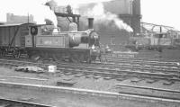 One of Gateshead shed's specially turned out J72 0-6-2Ts, no 68723, photographed in June 1961 on station pilot duty at the east end of Newcastle Central.<br><br>[K A Gray 24/06/1961]