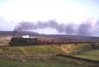 <I>See me!</I> Black 5 44717 makes it look easy with an unassisted ascent of Shap in the early 1960s.<br><br>[Robin Barbour Collection (Courtesy Bruce McCartney) //]