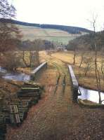 View towards Edinburgh from above the northern portal of Bowshank Tunnel on 15th November 2012.<br><br>[David Spaven 15/11/2012]